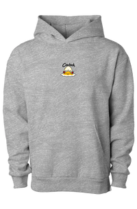 Cracked derp hoodie, grey heather