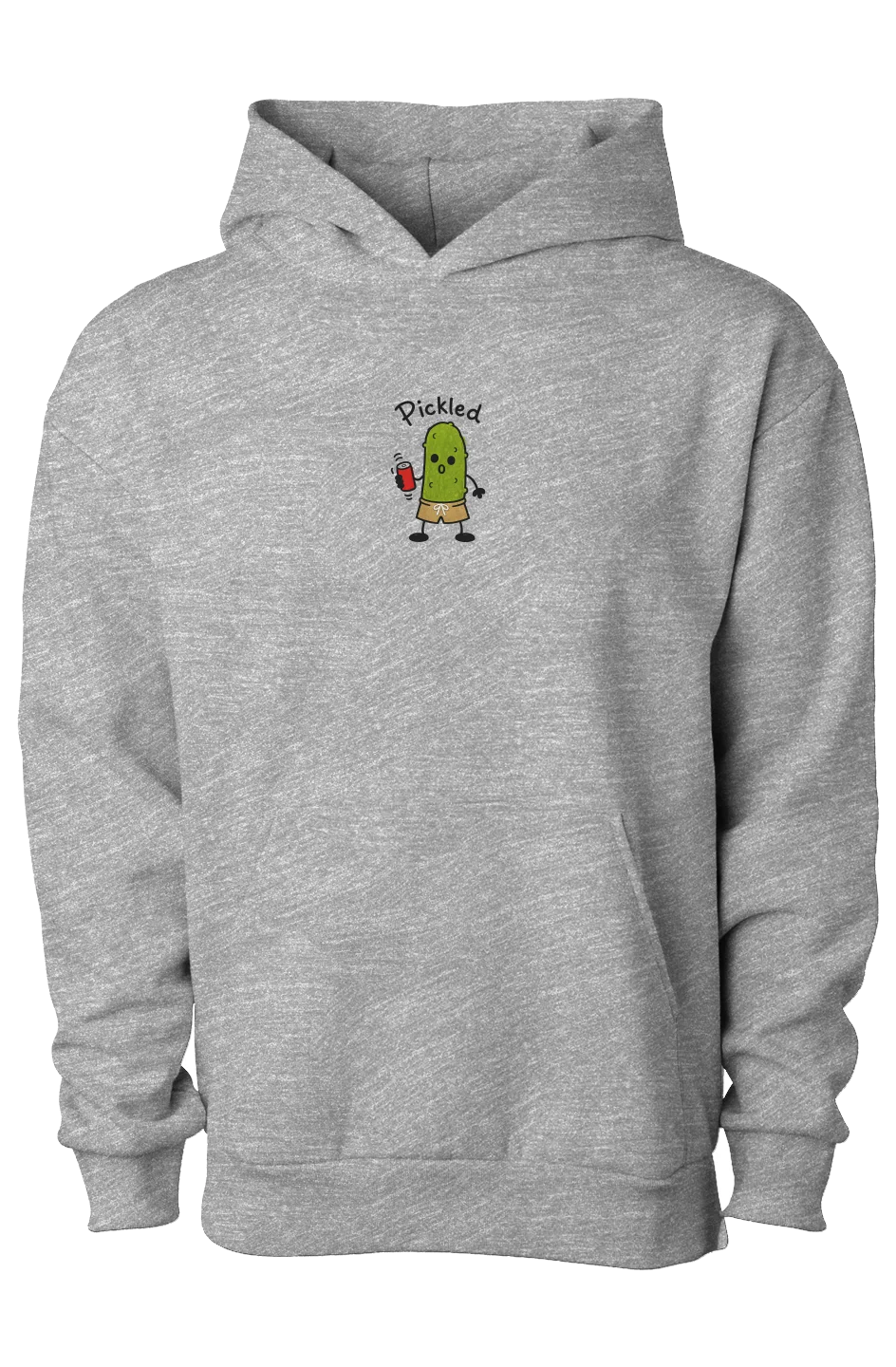 Pickled derp hoodie, grey heather