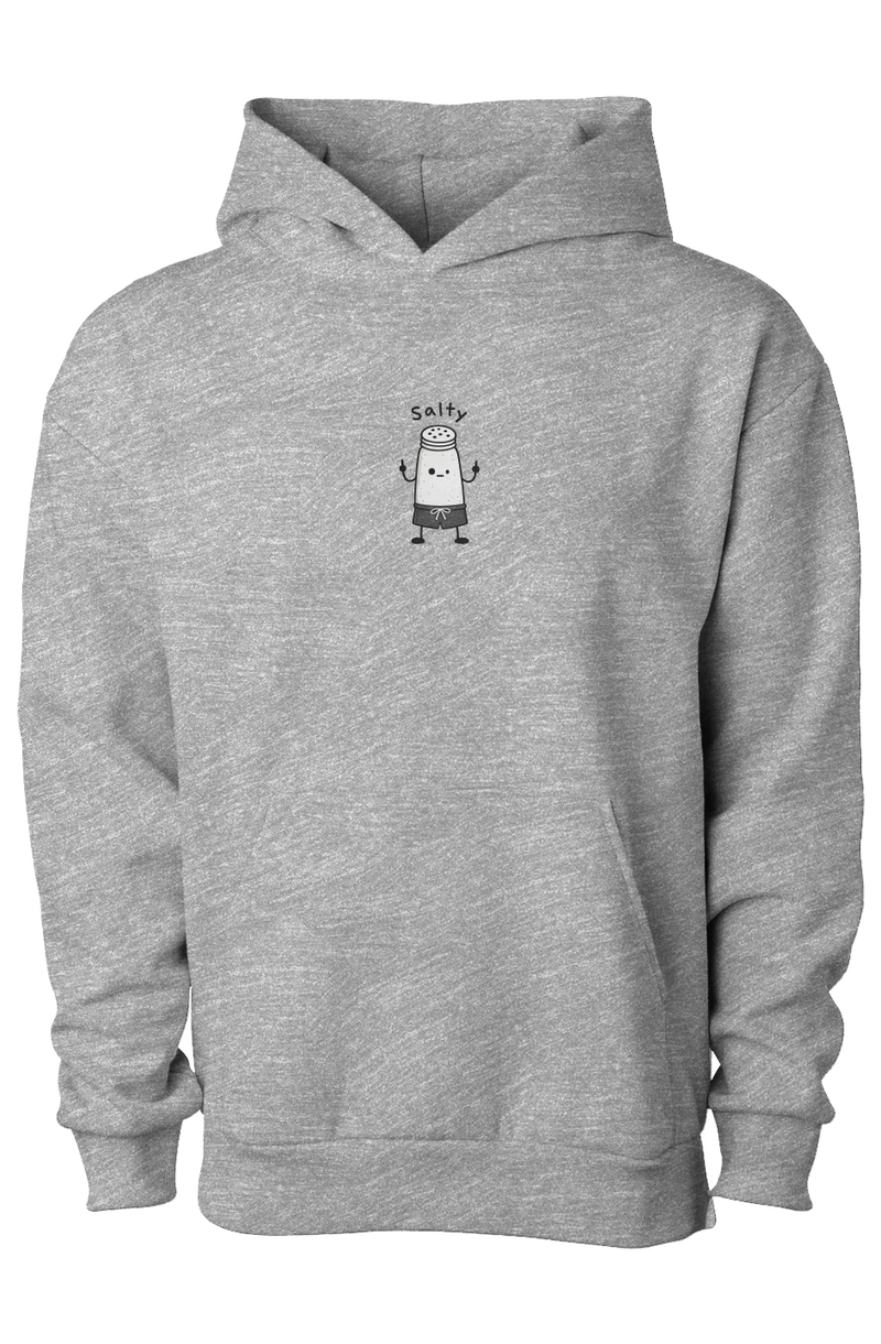 Salty derp hoodie, grey heather