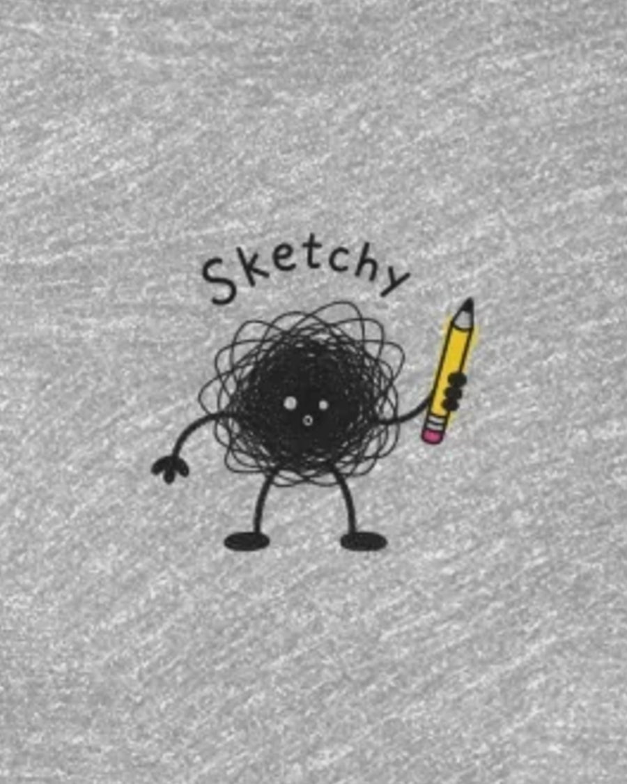 Sketchy close-up
