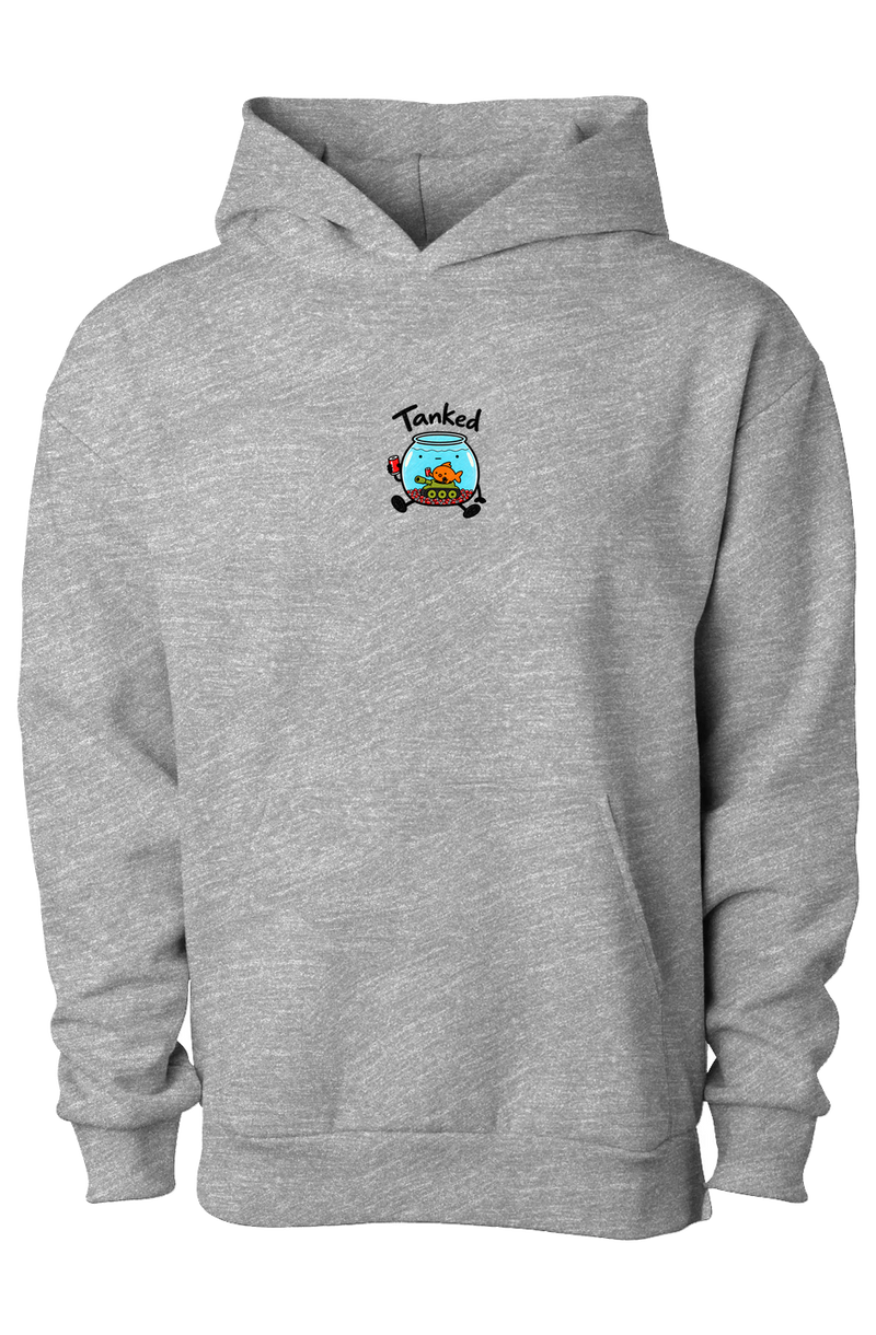 Tanked derp hoodie, grey heather